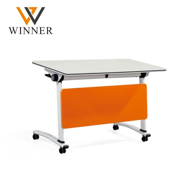 Wooden Meeting Room Office Desk Chair Conference Table Foldable School Modern Folding Training Table