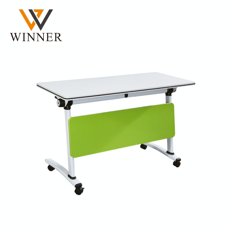 Wooden Meeting Room Office Desk Chair Conference Table Foldable School Modern Folding Training Table