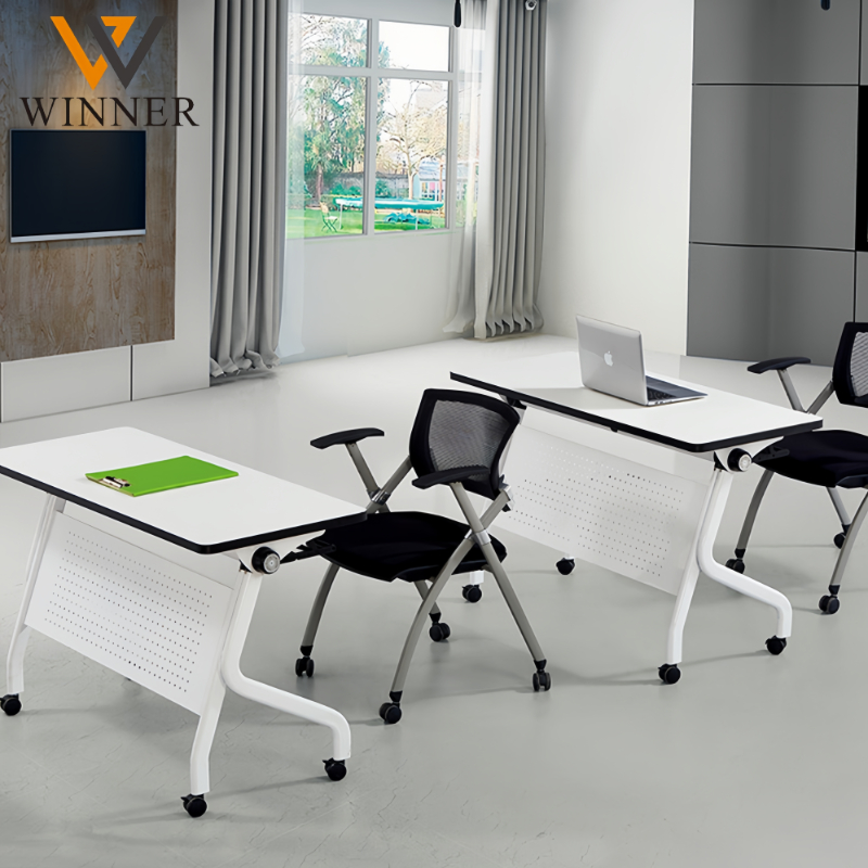 Convenient Office Furniture Training Room Seminar Desk Meeting Folding Movable Office Table Office