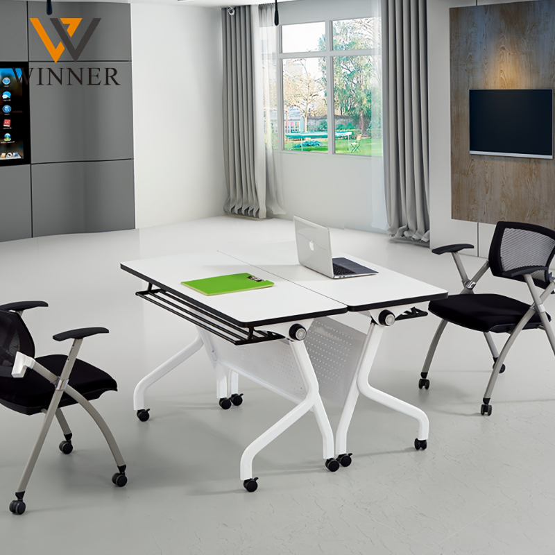 Convenient Office Furniture Training Room Seminar Desk Meeting Folding Movable Office Table Office