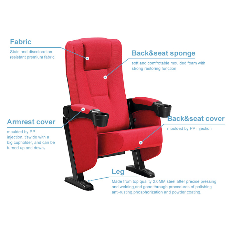 Wholesale Theater Auditorium Seating Movie Cinema Seats Hall Chair
