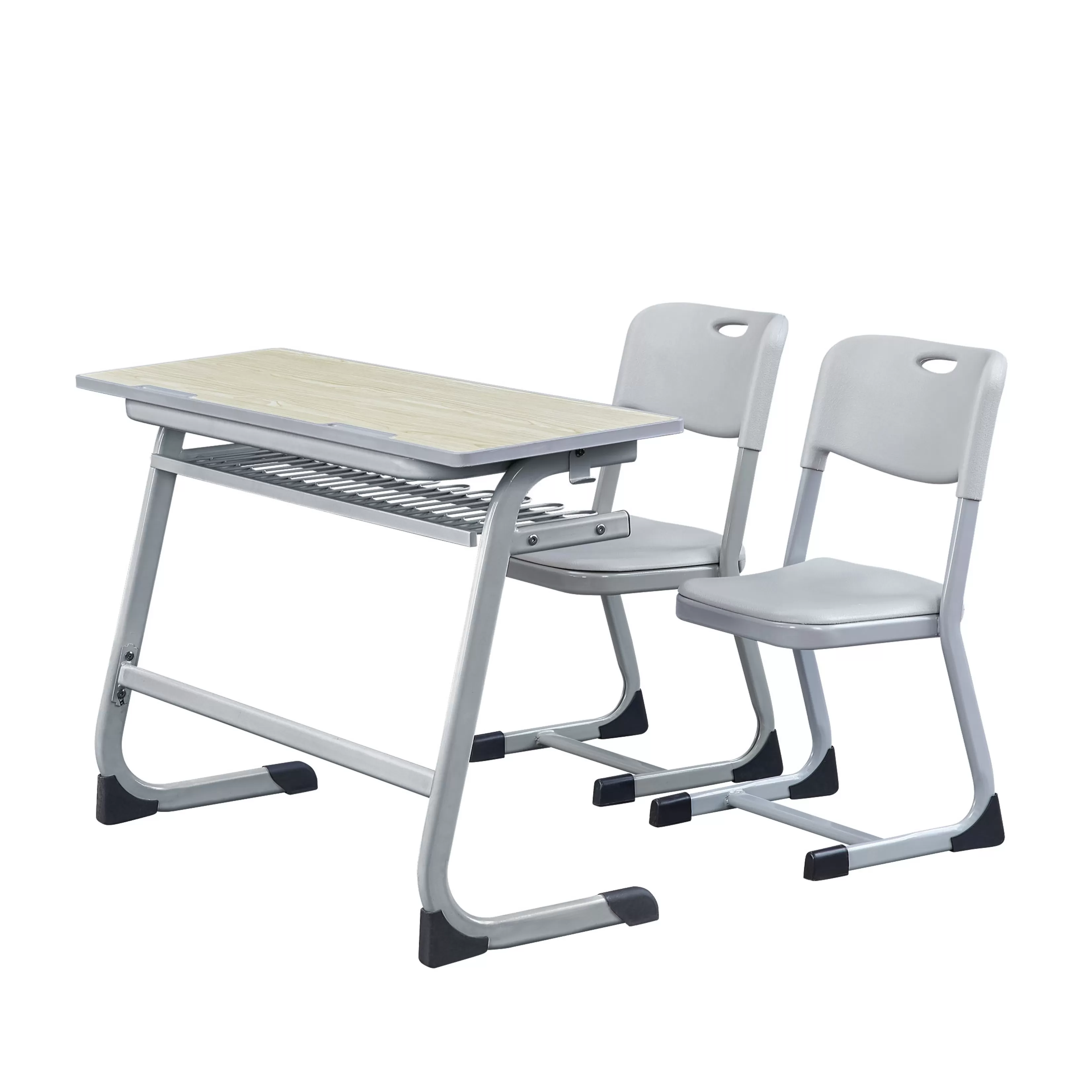 WK17-2 MDF double-student desk and chair