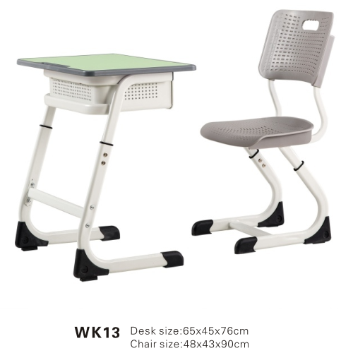 WK13 Adjustable height student desks and chairs