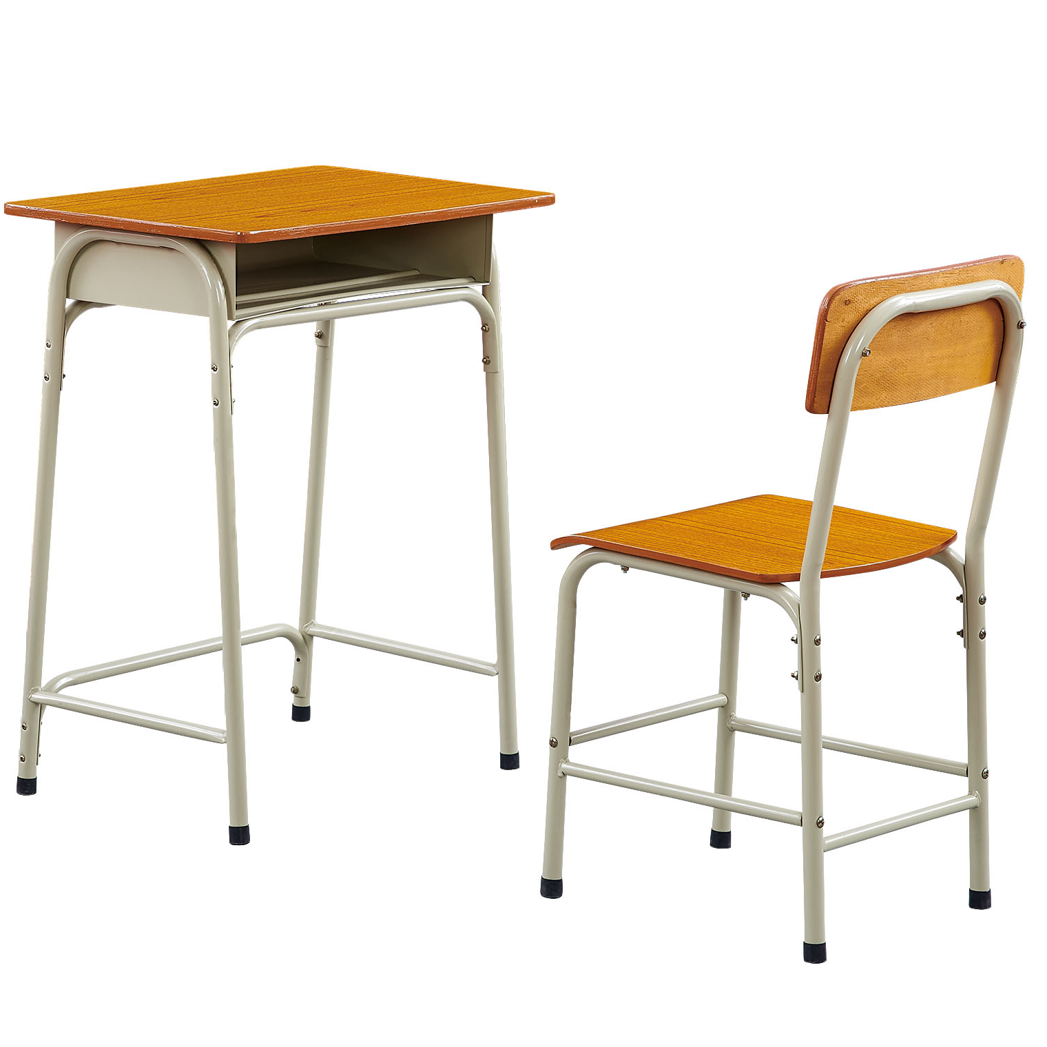 WK01 Stool-style iron steel desks and chairs
