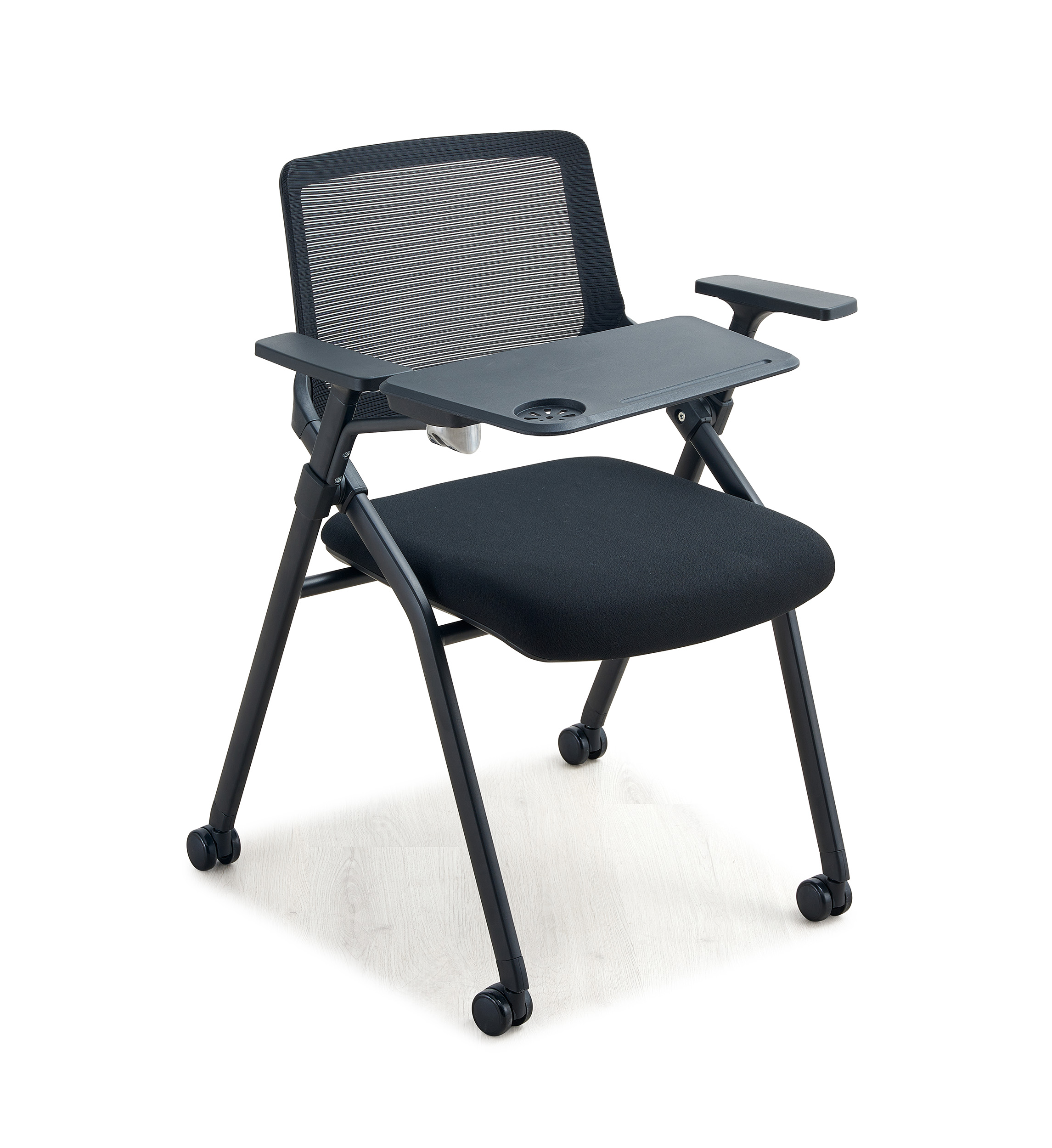 WQ03 Training chairs with mesh backs or rubber backs are available as options