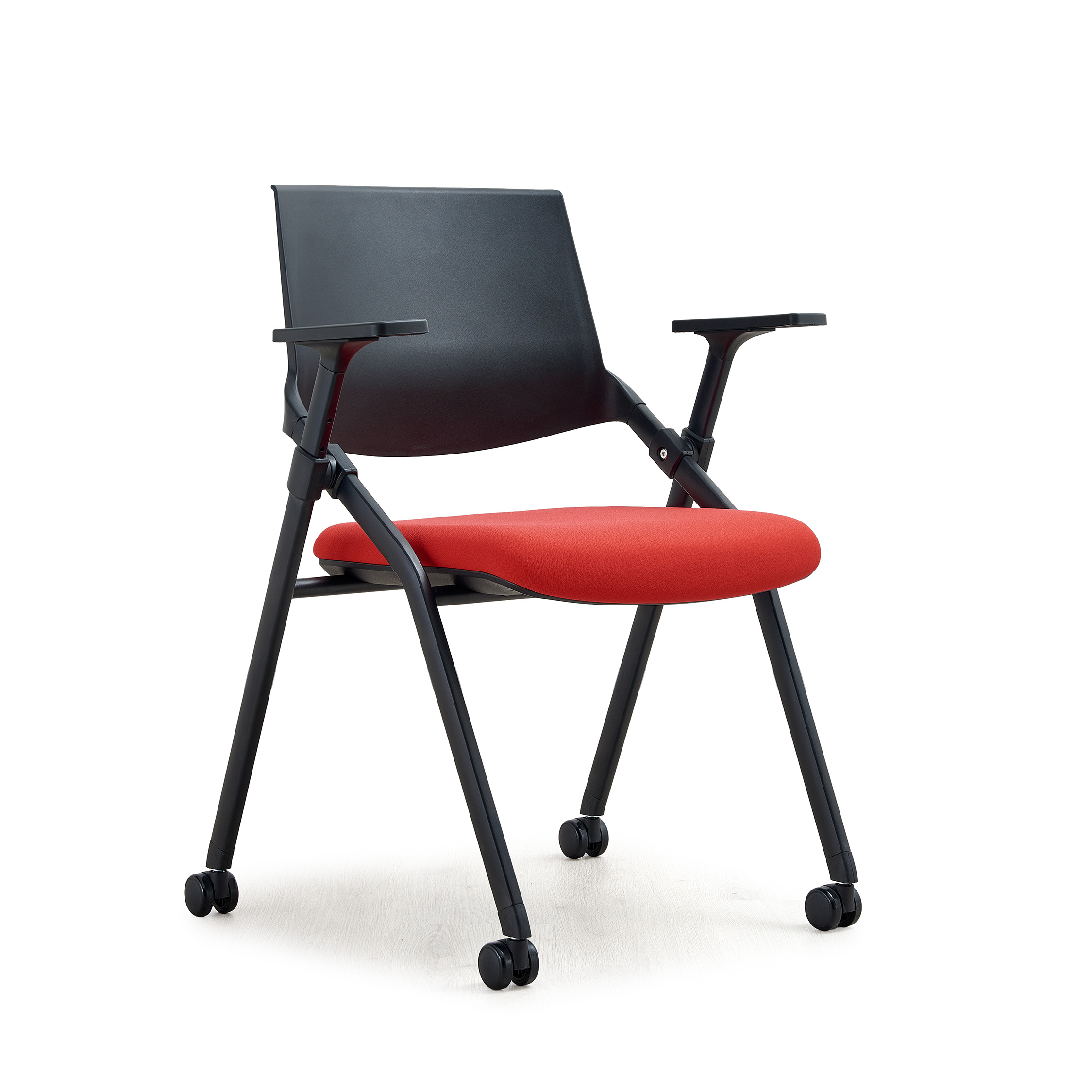 WQ03 Training chairs with mesh backs or rubber backs are available as options