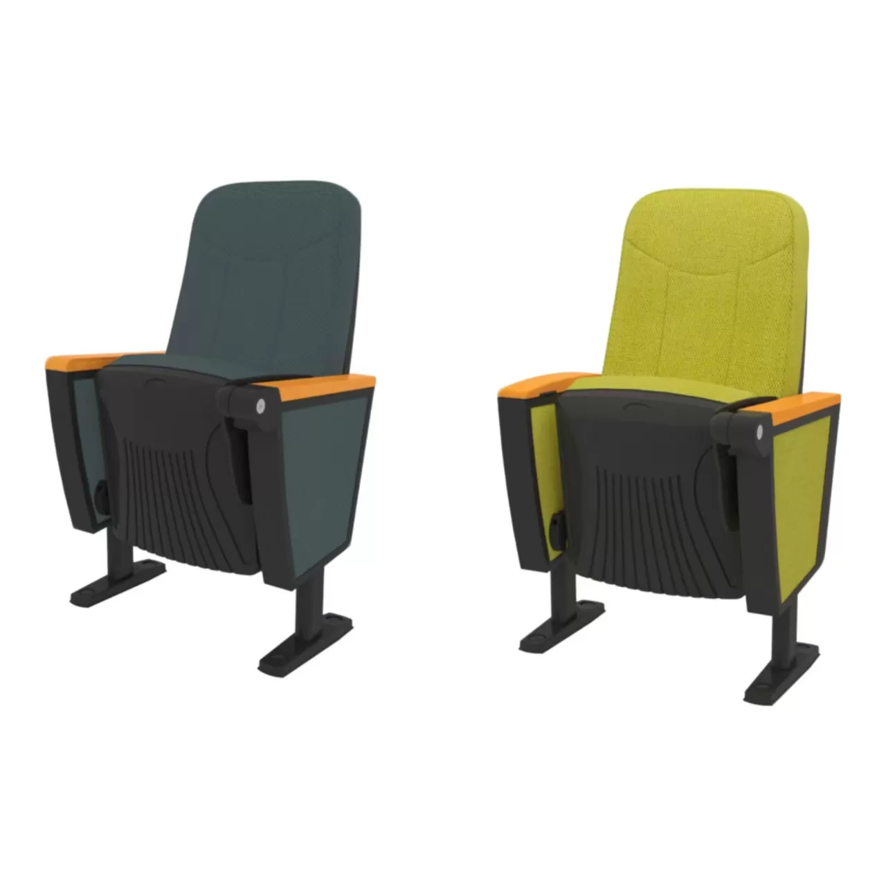 W1107 Church Chair  Foldable Writing Pad