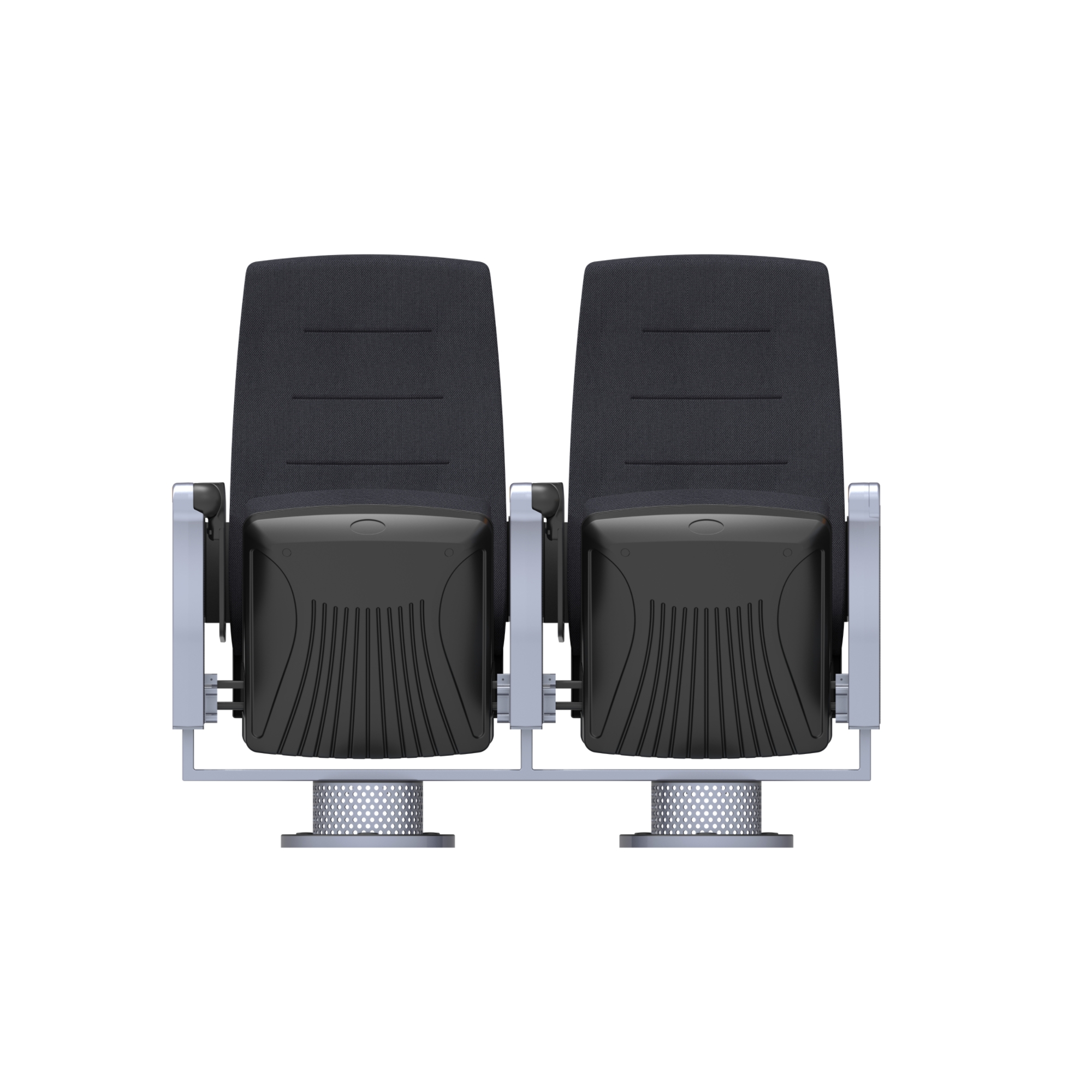 W3206 Folding Auditorium  Chair With Writing Pad