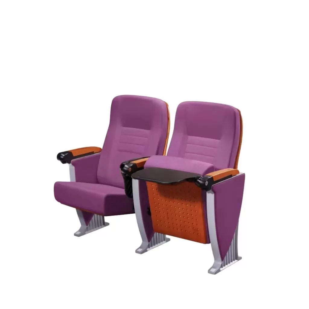 W840  Auditorium  Folding Chair With Writing pad