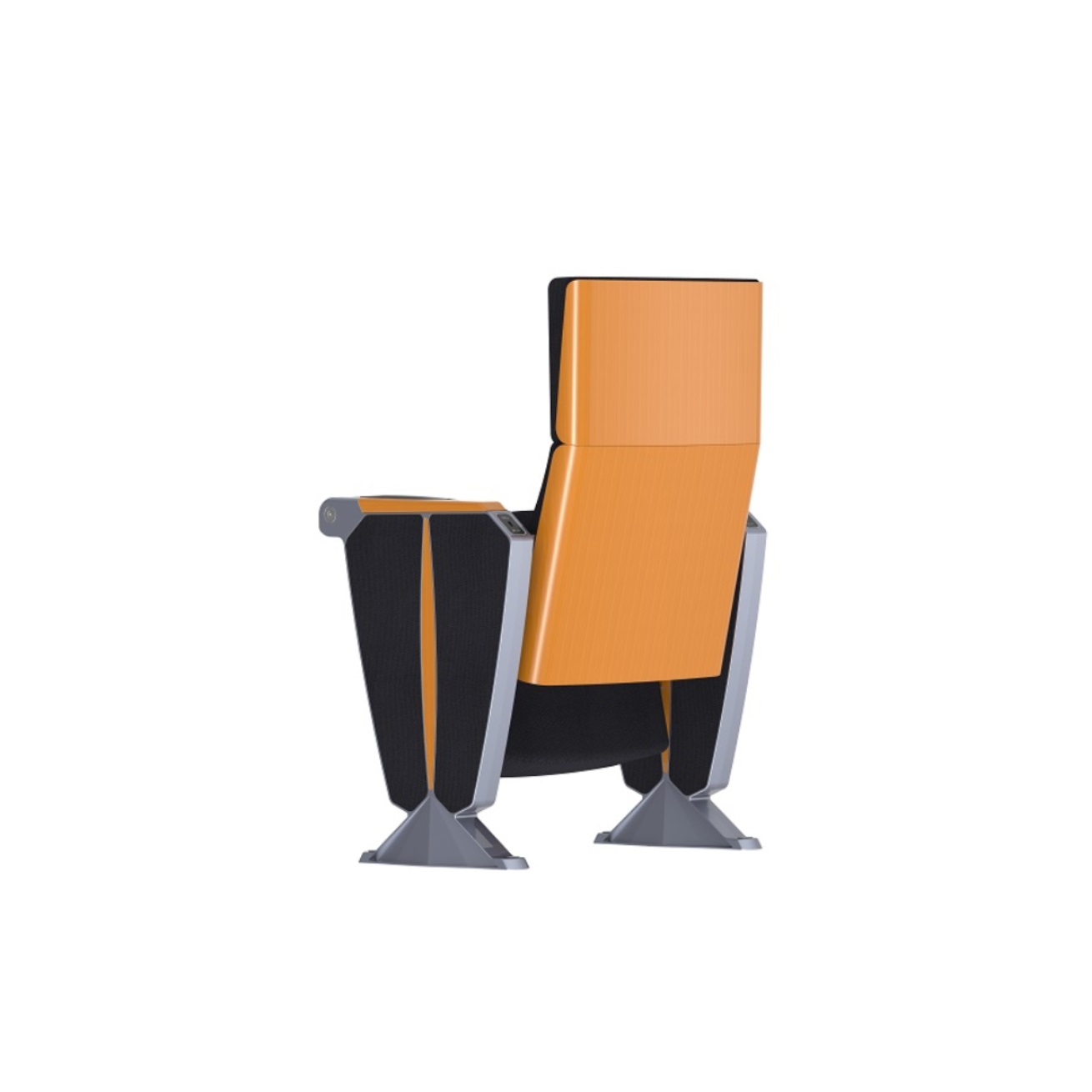 W5602 Elegant black folding auditorium chair