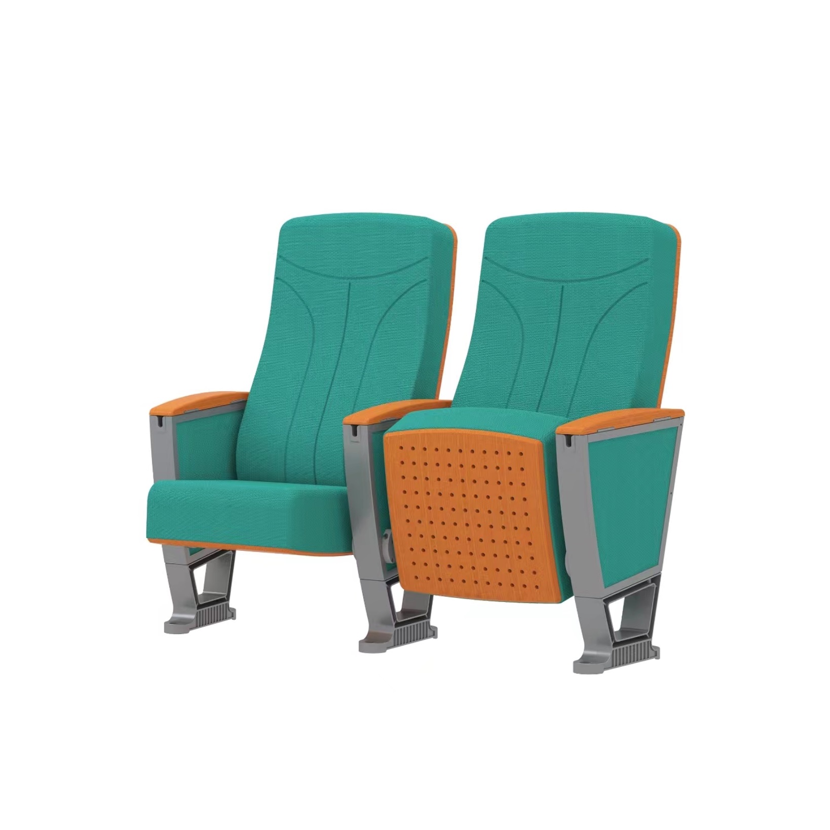 W7101 Tiida fabric Lecture hall auditorium chairs