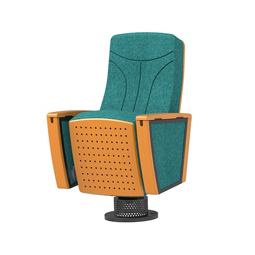 W2601 Cylindrical single legged auditorium chair
