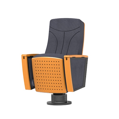W2601 Cylindrical single legged auditorium chair