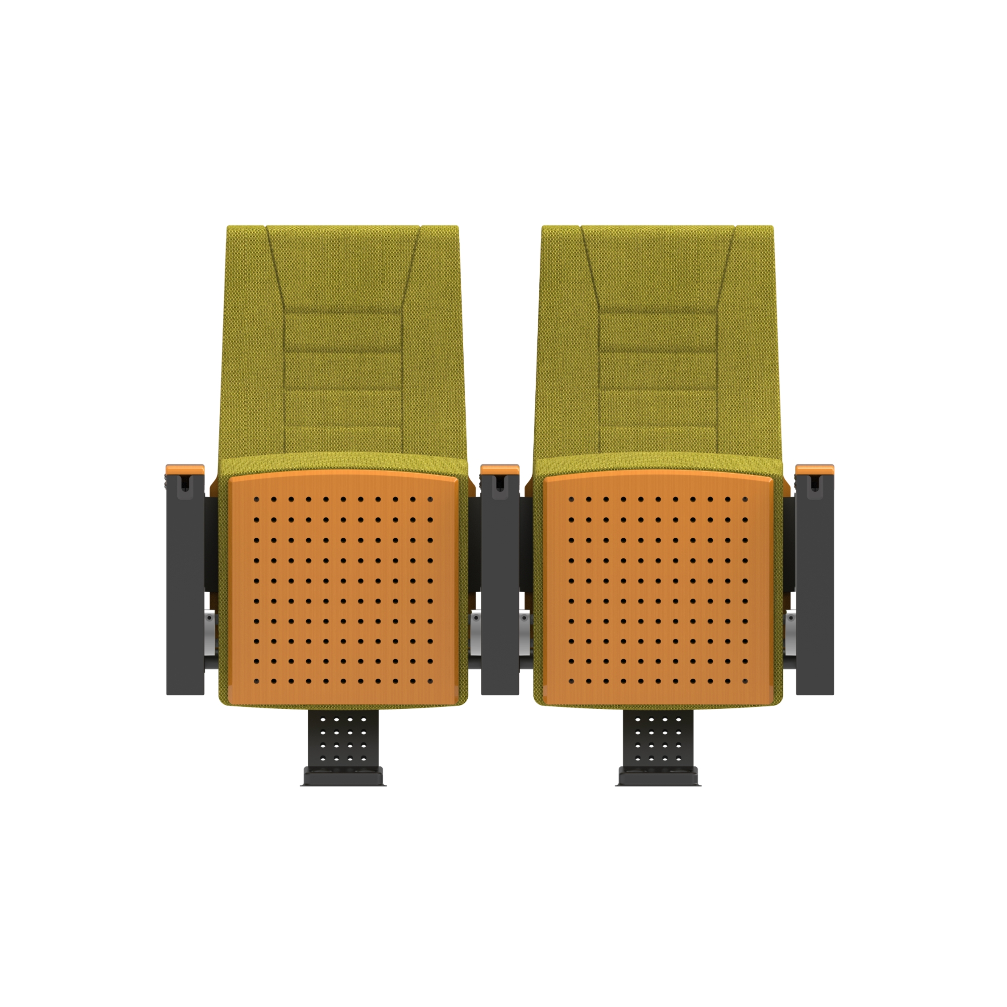 W2305 Independent standing wooden auditorium chair