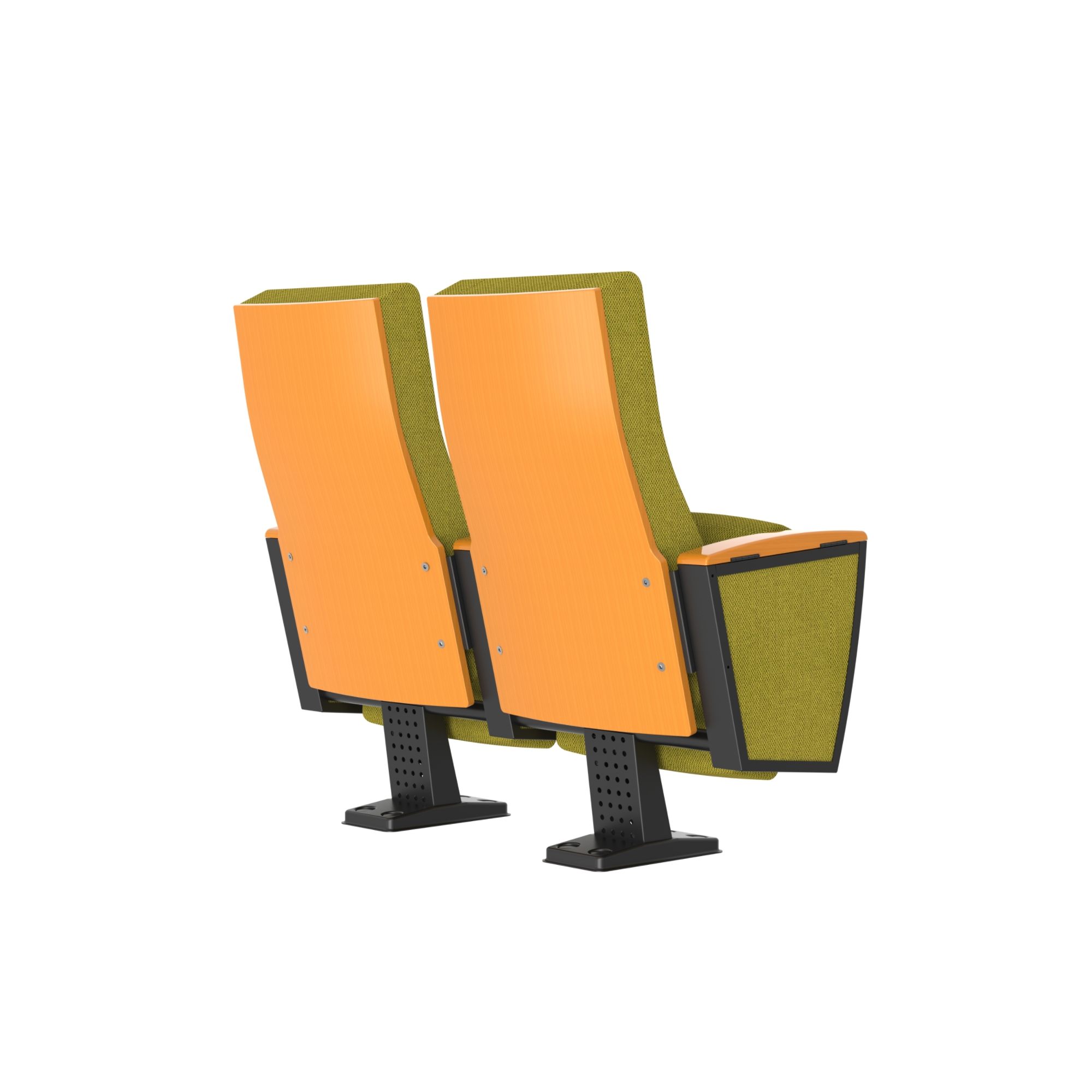 W2305 Independent standing wooden auditorium chair