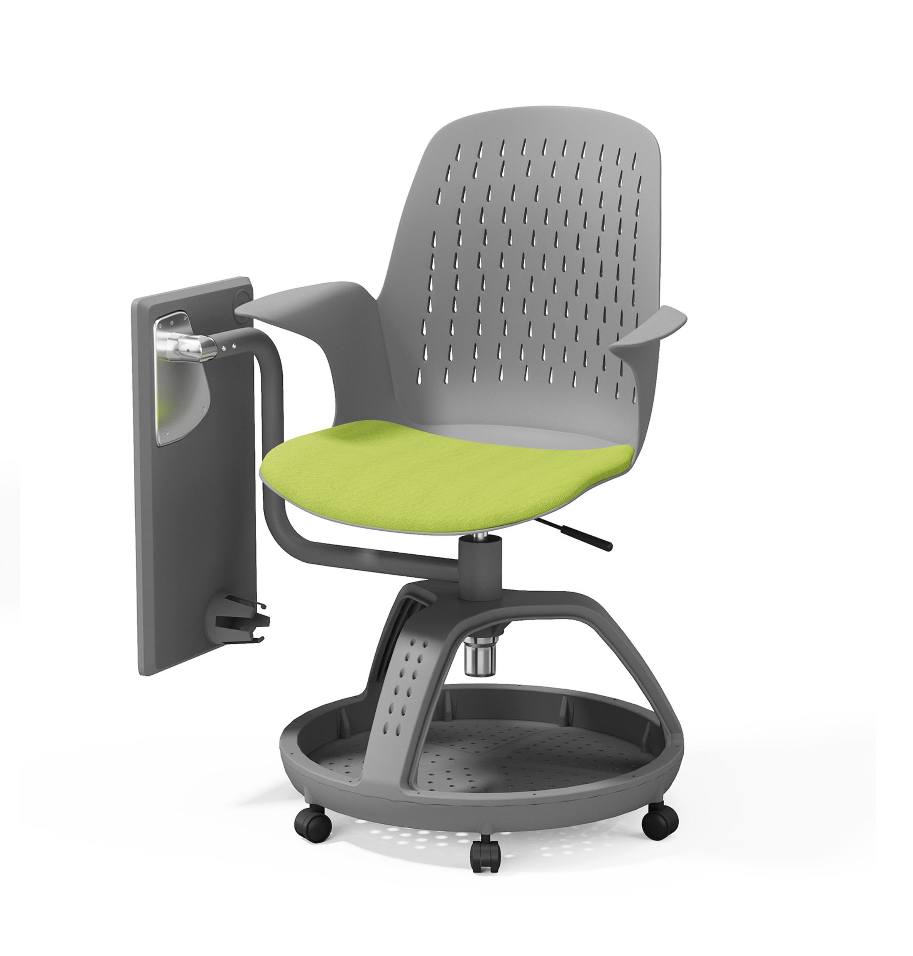 W08 Training chair with hollowed out backrest