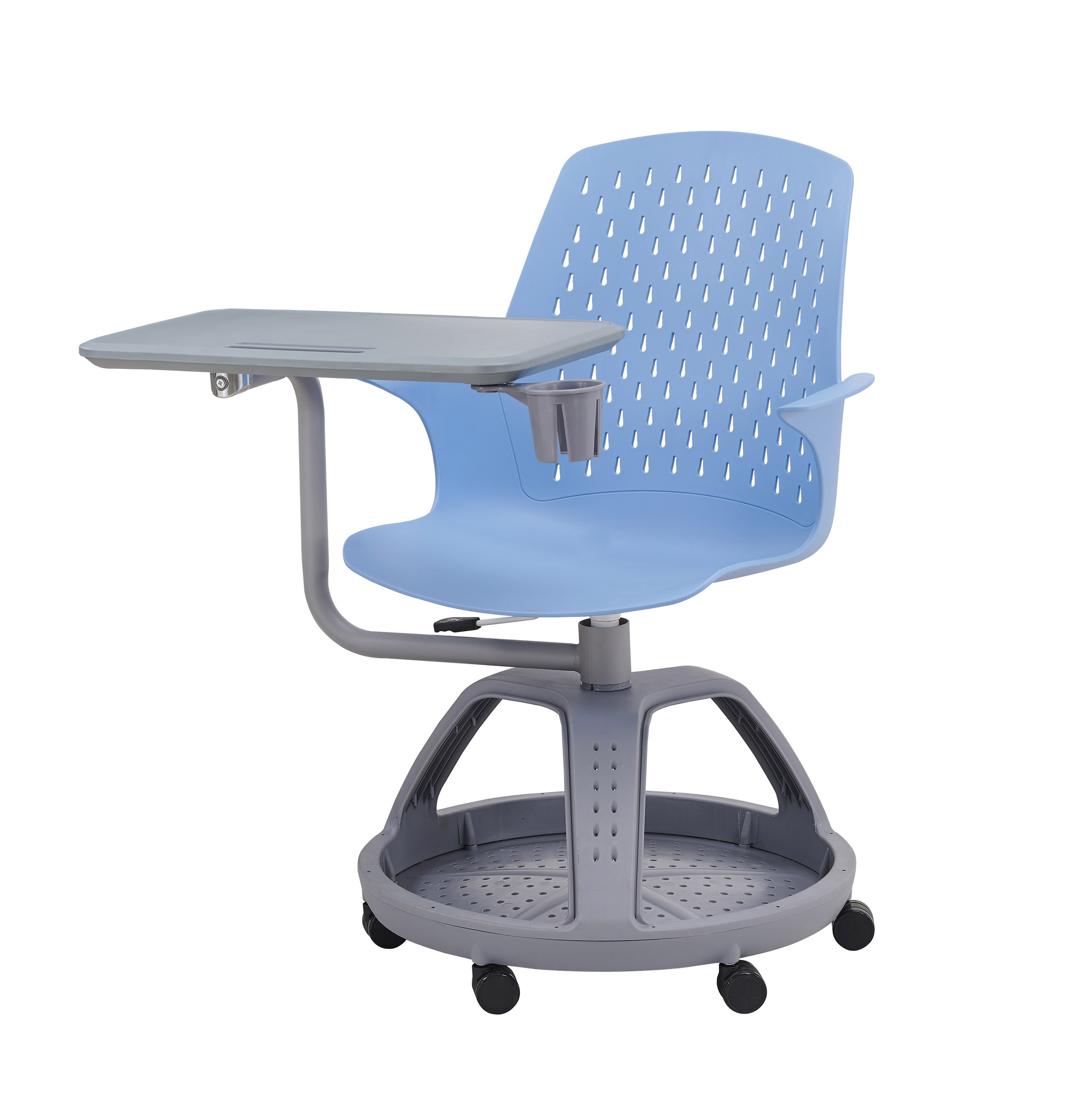 W08 Training chair with hollowed out backrest