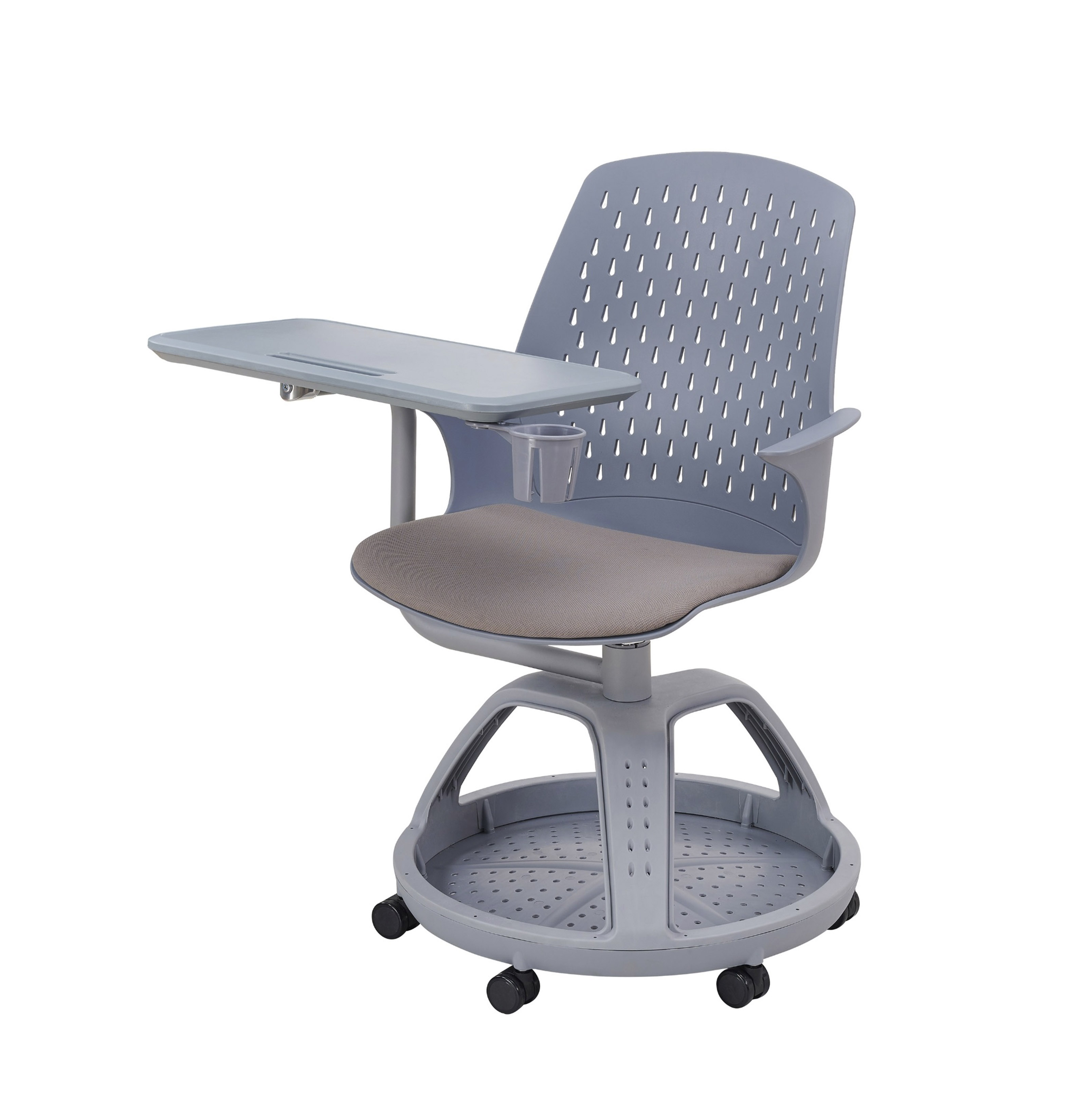 W08 Training chair with hollowed out backrest