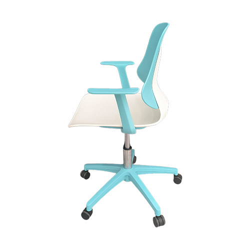 W10 Computer chair wheels PP backrest training chair