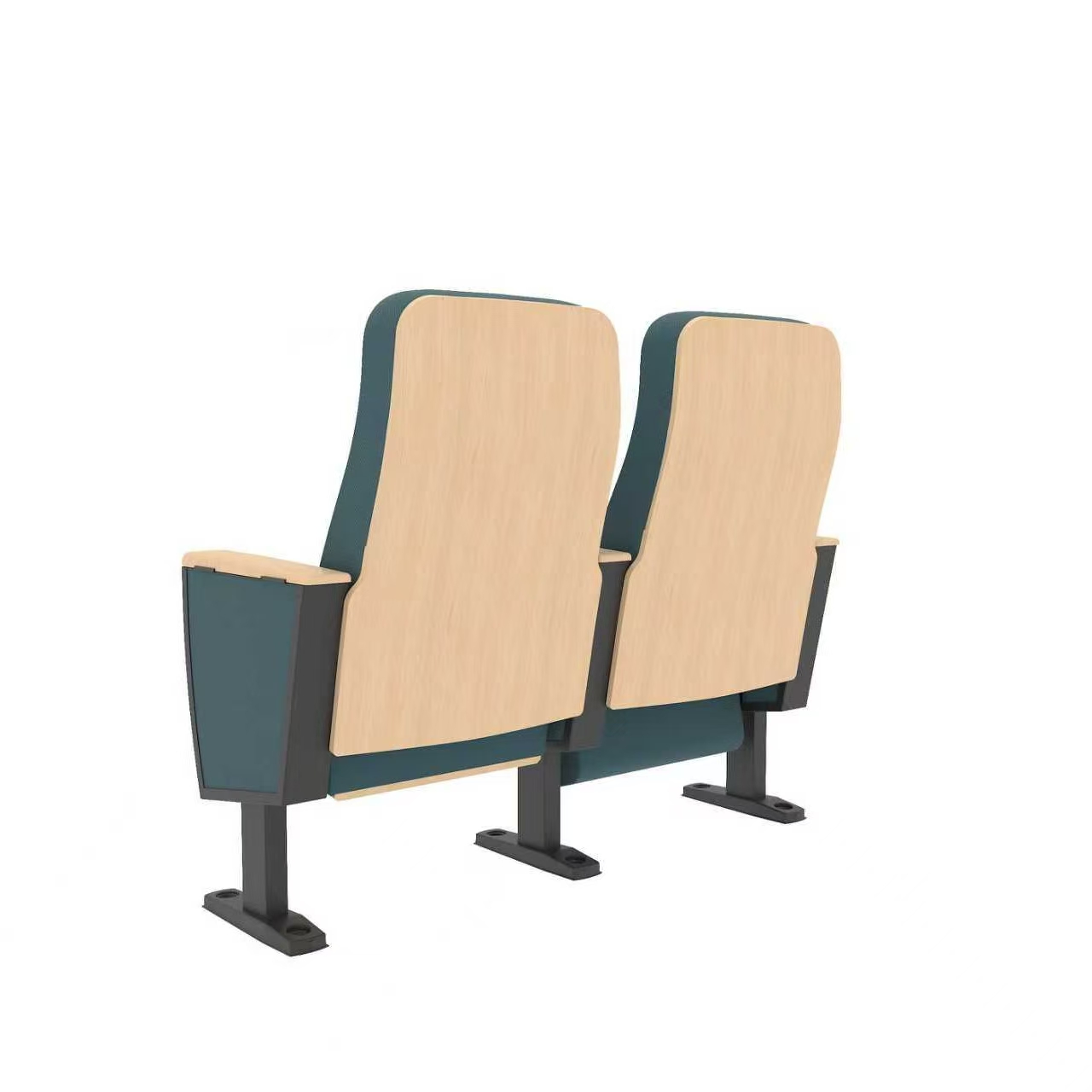WK08 Wooden foldable church auditorium chairs