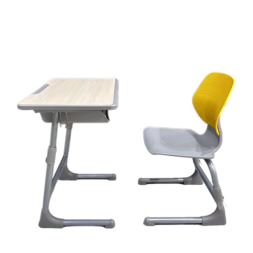 WM02 Plastic solid back desks and chairs