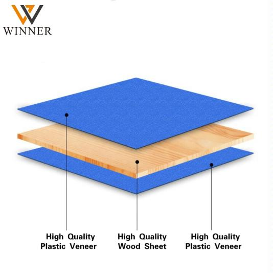 The material mystery of the oval-shaped conference table without sharp corners
