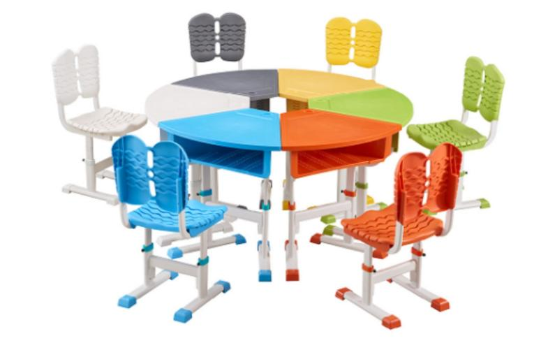 The material mystery of the oval-shaped conference table without sharp corners