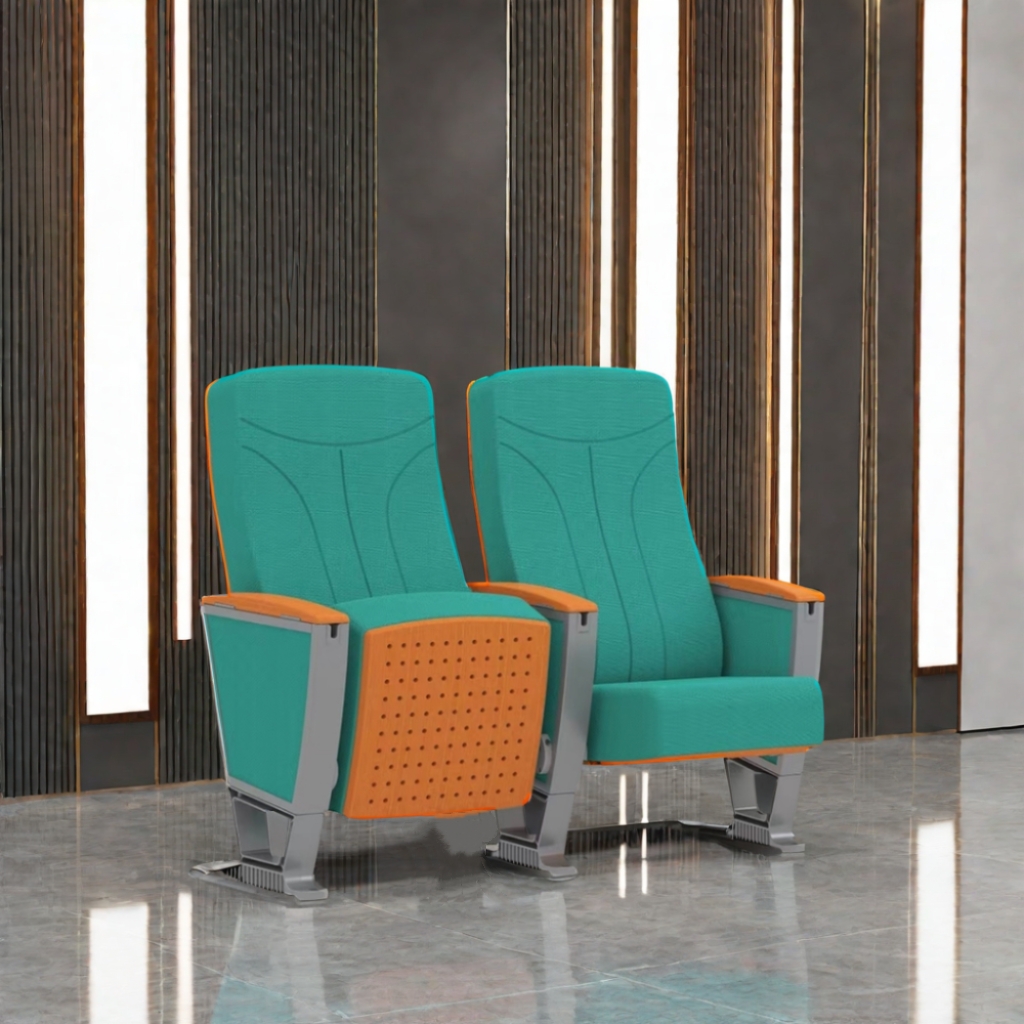 W7101 Tiida fabric Lecture hall auditorium chairs