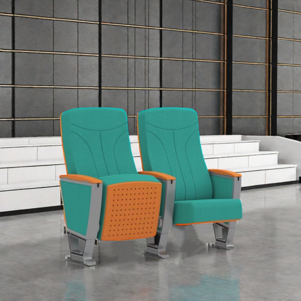 W7101 Tiida fabric Lecture hall auditorium chairs
