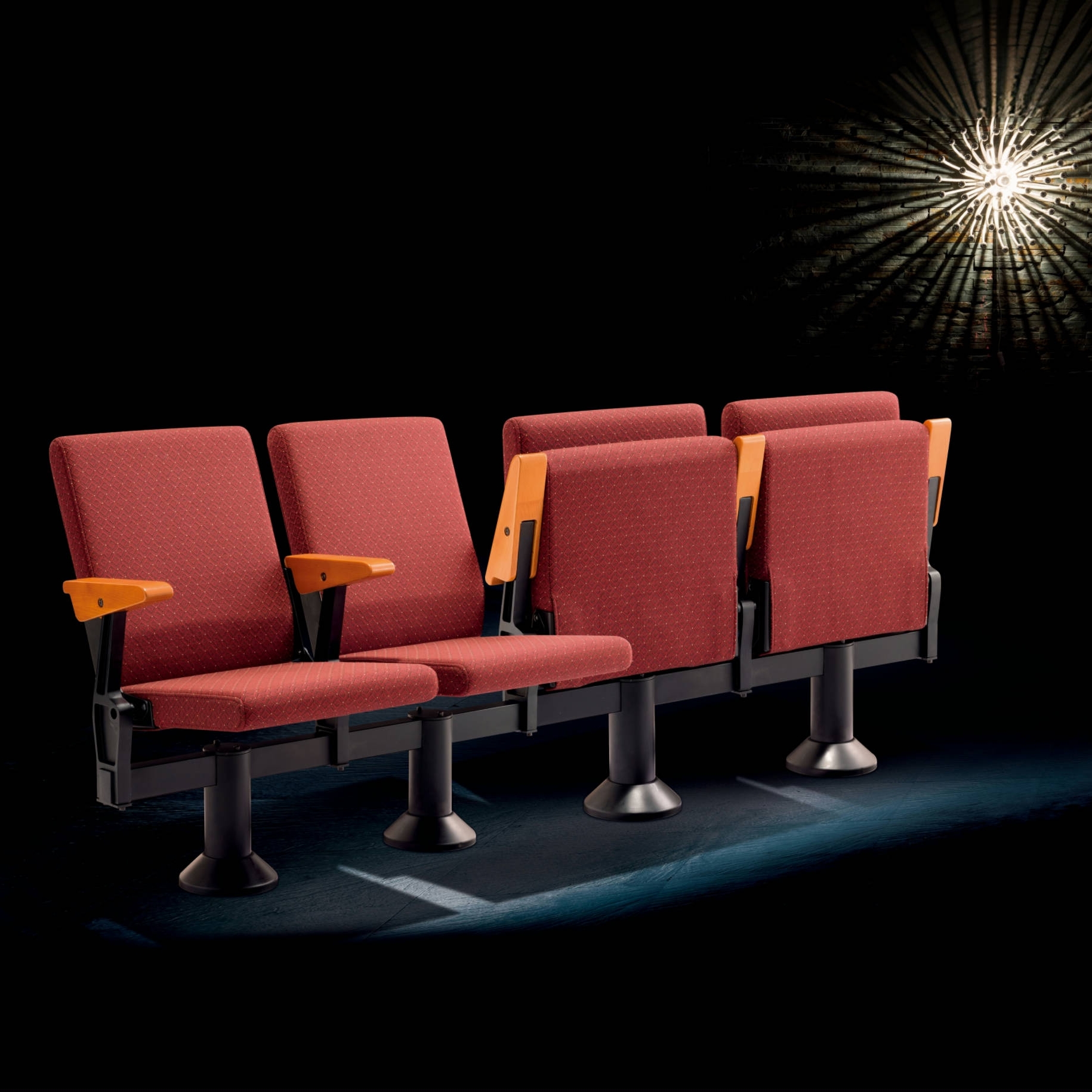 W2339 PU sponge church chair