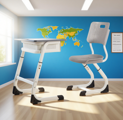 A good student desks and chairs, accompanying children to grow steadily