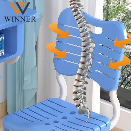WINNER Desks and Chairs - Keeps Comfortable Even When Sitting for Long Periods, Enhancing Children's Learning Efficiency by Half the Effort
