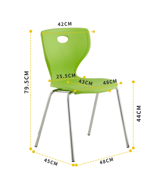 Practical and Durable Training Chair, Suitable for Both Office and Teaching Purposes